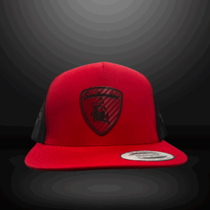 Hat - Snapback Red / Black (Red Patch)
