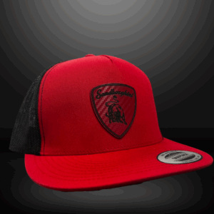 Hat - Snapback Red / Black (Red Patch) - Image 2