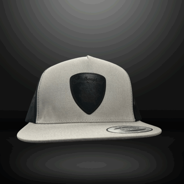 Hat - Snapback Gray/Black (Black Patch)