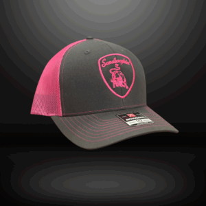 Hat - Charcoal / Neon Pink (Match Thread) - Image 2