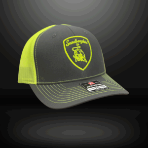 Hat - Charcoal / Neon Yellow (Match Thread) - Image 2