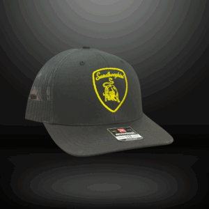 Hat - Snapback Black (Yellow Gold Thread) - Image 2