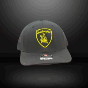 Hat - Snapback Black (Yellow Gold Thread)